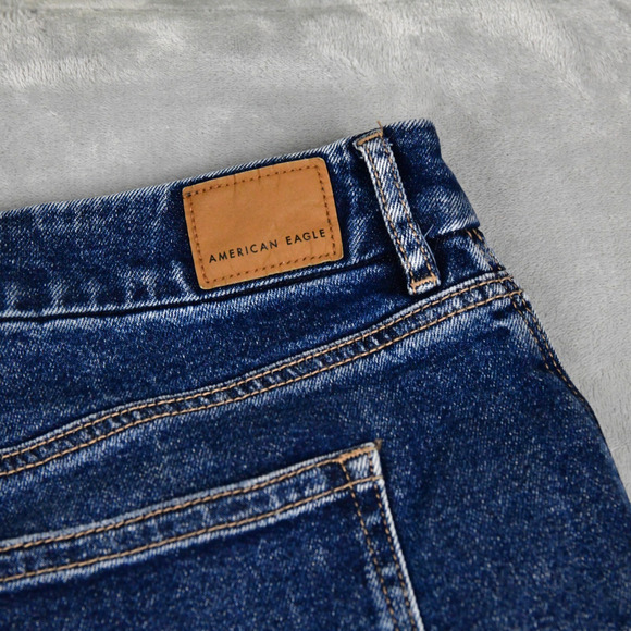 American Eagle Jeans Womens 20 Long (37x33) Curvy Super Hi-Rise Baggy Wide Leg - Picture 9 of 12